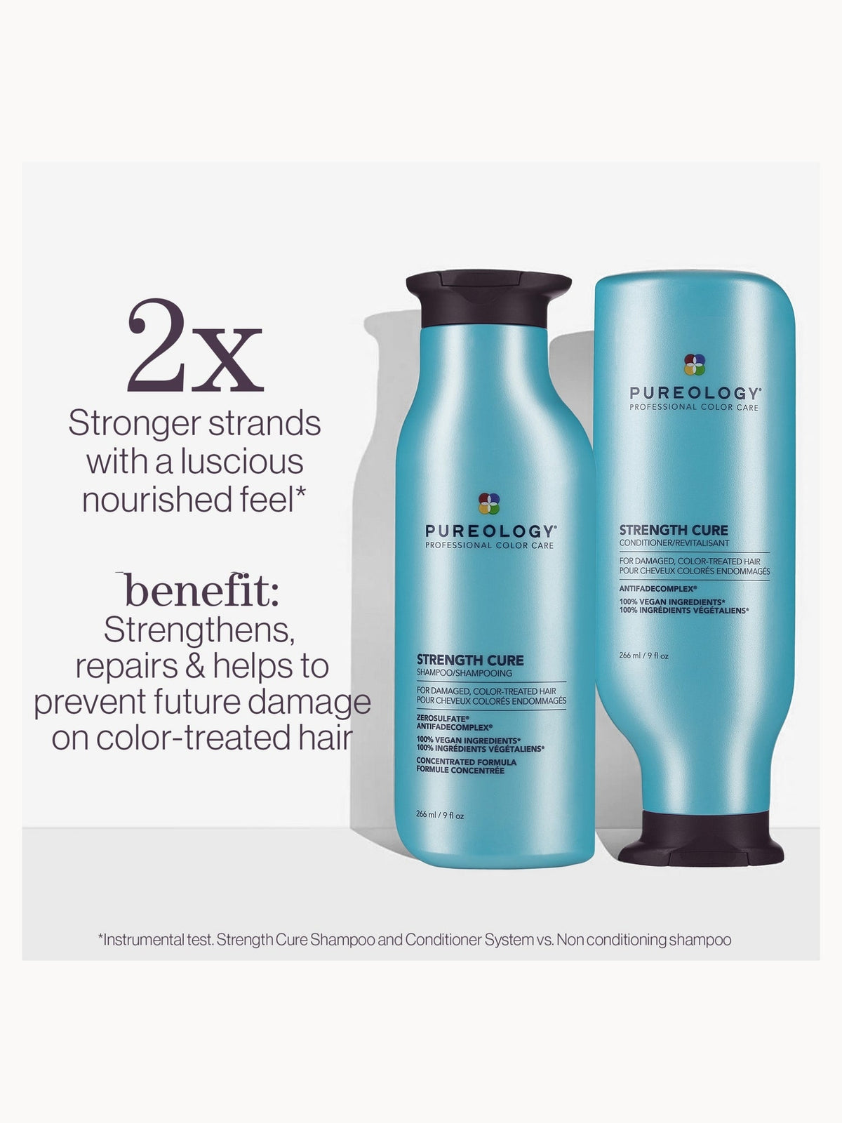 Pureology Strength Cure Strengthening Conditioner 1000ml – brand image 7
