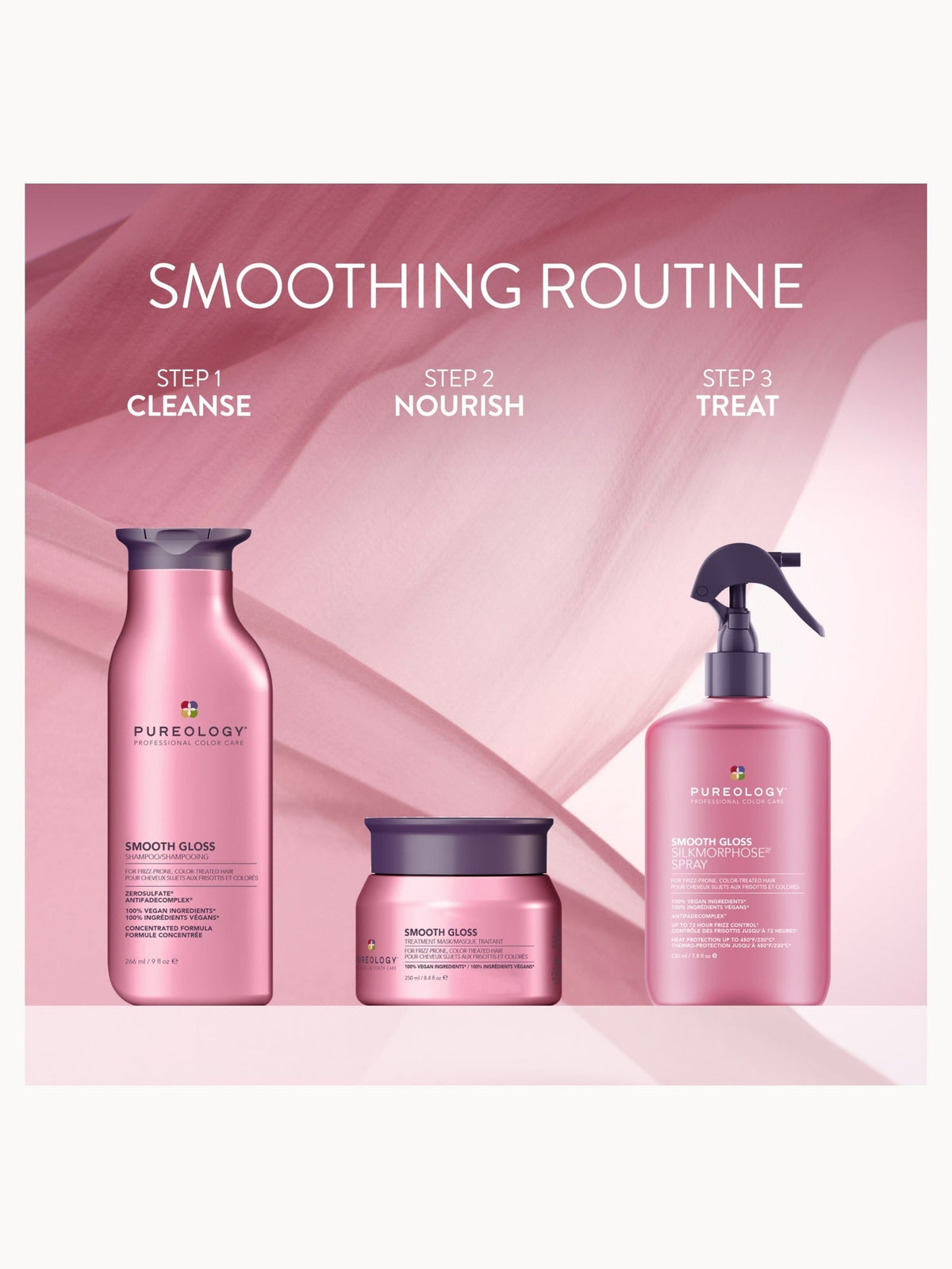 Pureology Smooth Gloss Shampoo 50ml – brand image 10