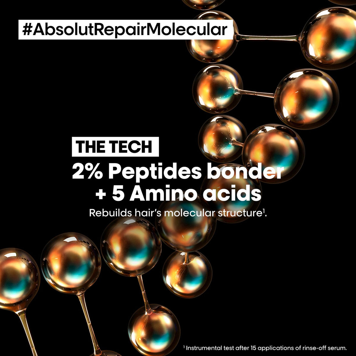 L'Oréal Professionnel Absolut Repair Molecular Shampoo application
