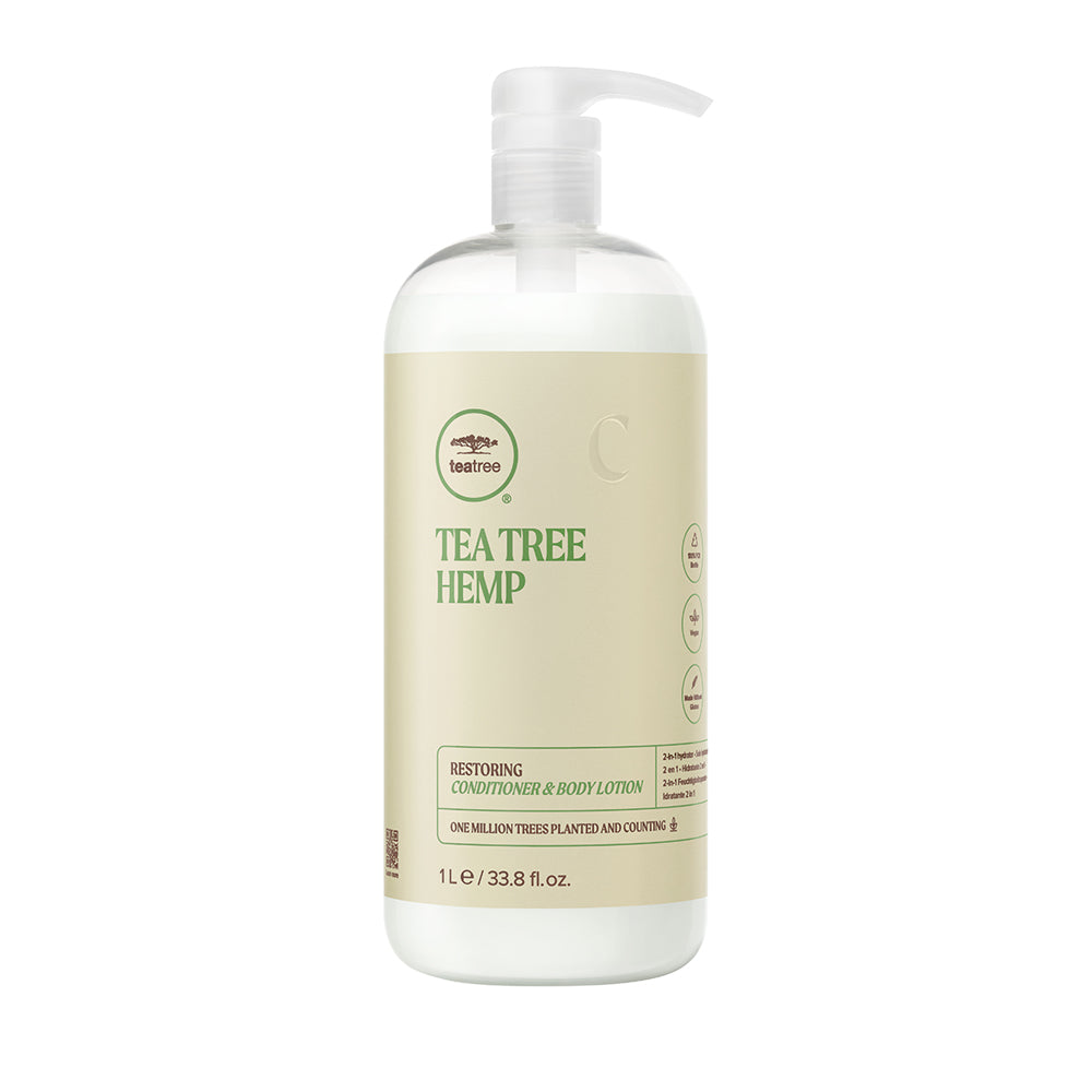 Paul Mitchell Tea Tree Hemp Restoring Conditioner & Body Lotion 1000ml
