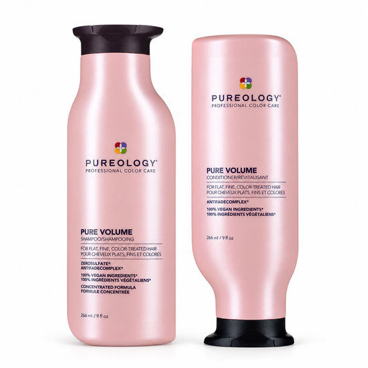 Pureology Pure Volume Shampoo & Conditioner Duo 2 x 266ml — all included products